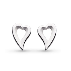 Kit Heath | Desire Love Story Heart Grande Stud Earrings