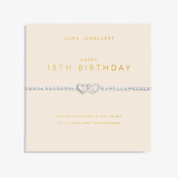 Joma Jewellery | Forever Yours | Happy 18th Birthday Bracelet