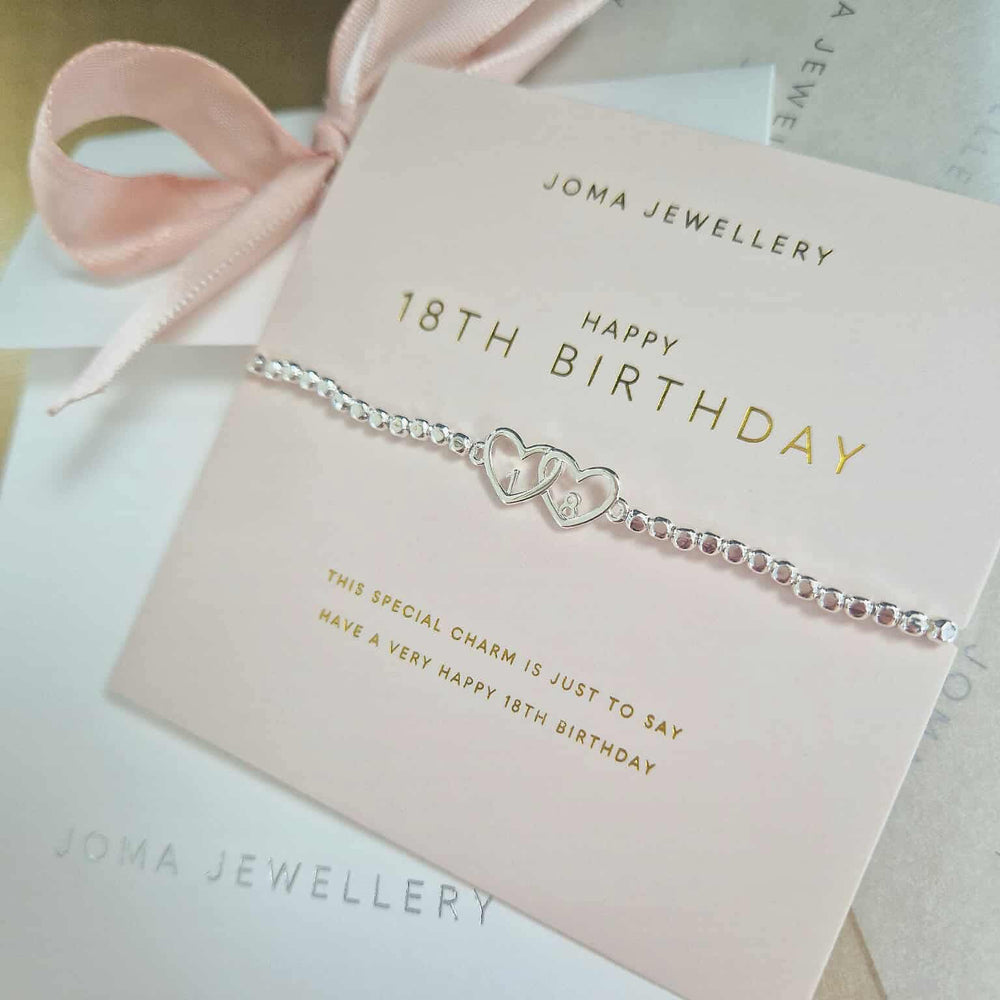 Joma Jewellery | Forever Yours | Happy 18th Birthday Bracelet