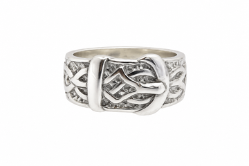 Sterling Silver Celtic Buckle Ring