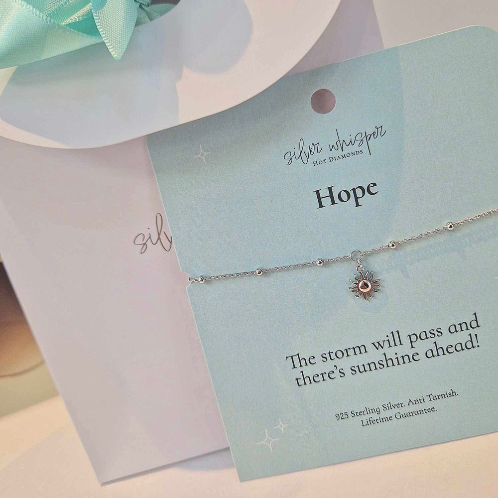 Hot Diamonds | Silver Whisper Hope Bracelet