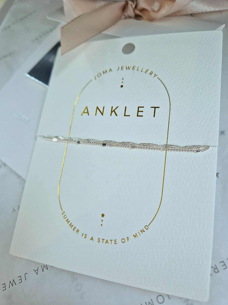 Joma Jewellery | Layered Twist Anklet