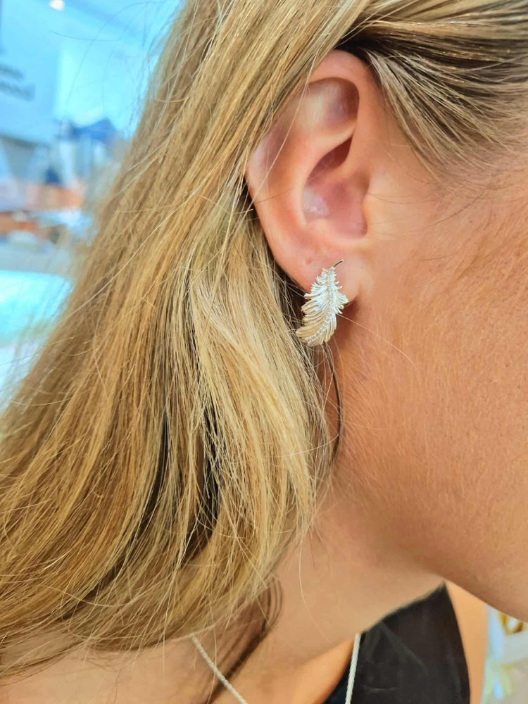 Laura Ashley | Plume Feather Stud Earrings