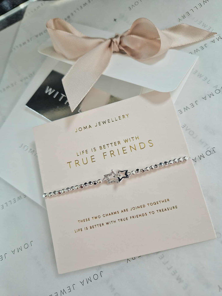 Joma Jewellery | Forever Yours Life Is Better With True Friends Bracelet