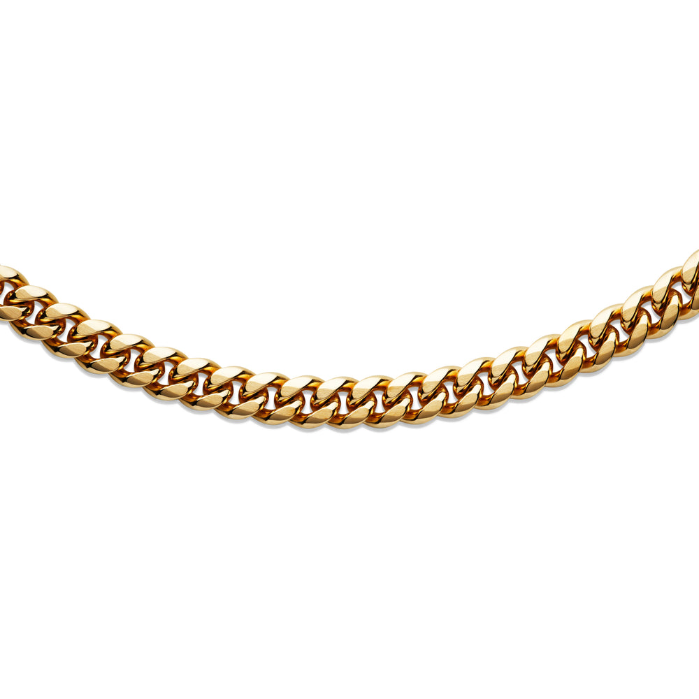 Unique & Co | Stainless Steel Necklace With Yellow Gold IP Plating