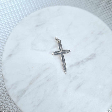 Sterling Silver Cross Pendant 24x14mm