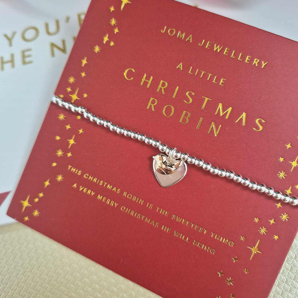 Joma Jewellery | Christmas Robin Bracelet