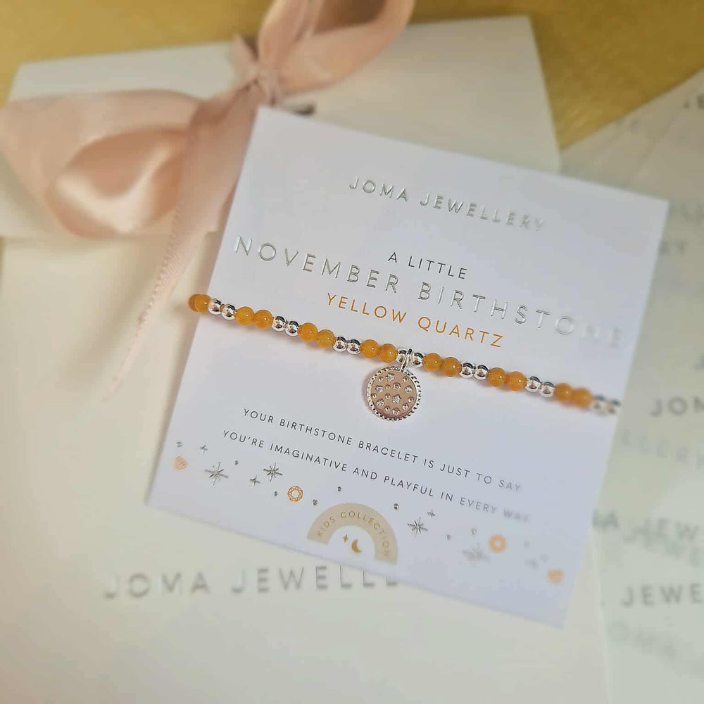 Joma Jewellery | Children’s November Birthstone Bracelet