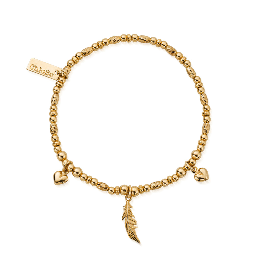 ChloBo | Gold Love And Courage Bracelet