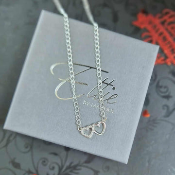 Ettie Double Heart Necklace