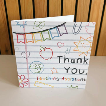 Thank You Teaching Assistant Card