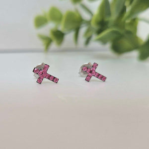 Studex | Sensitive Rose Cross Stud Earrings