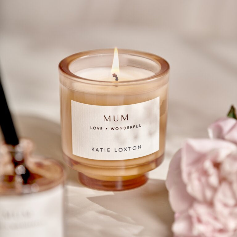 Katie Loxton | Sentiment Candle | Mum | Fresh Linen & White Lily