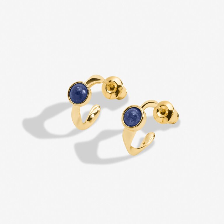 Joma Jewellery | September Birthstone Hoop Earrings