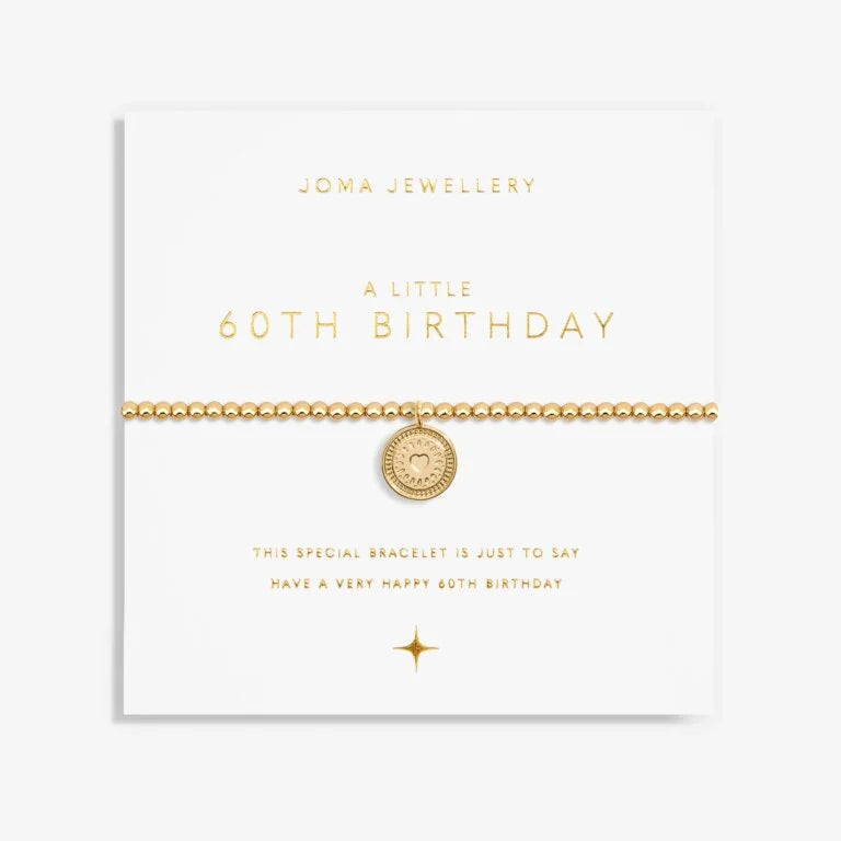 Joma Jewellery | Gold 60th Birthday Bracelet