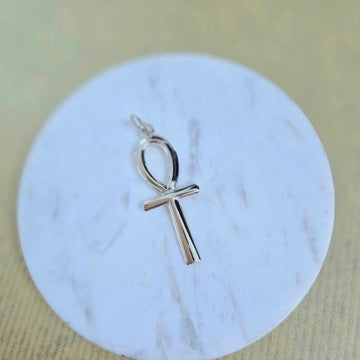 Sterling Silver Cross Ankh Pendant