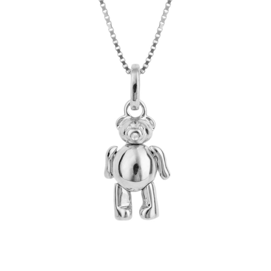 D For Diamond | Teddy Bear Necklace