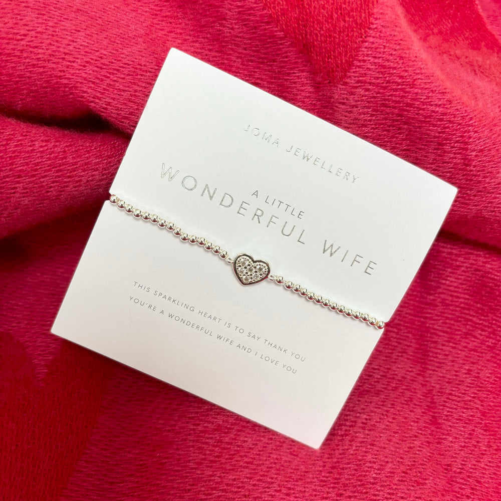 Joma Jewellery Wonderful Wife Bracelet Maudes The Jewellers