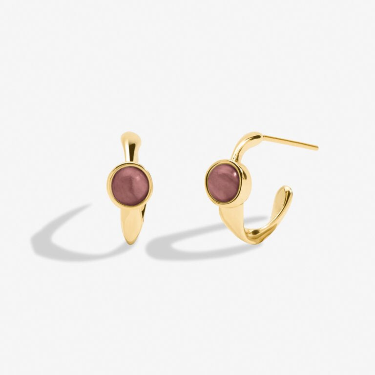 Joma Jewellery | October Birthstone Hoop Earrings