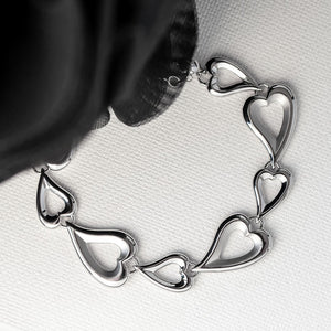 Kit Heath | Desire Love Story Heart Grande Multi-Link Bracelet