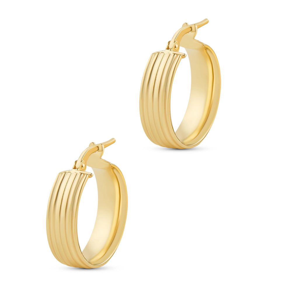 The Hoop Station | Linea Hoops - Gold