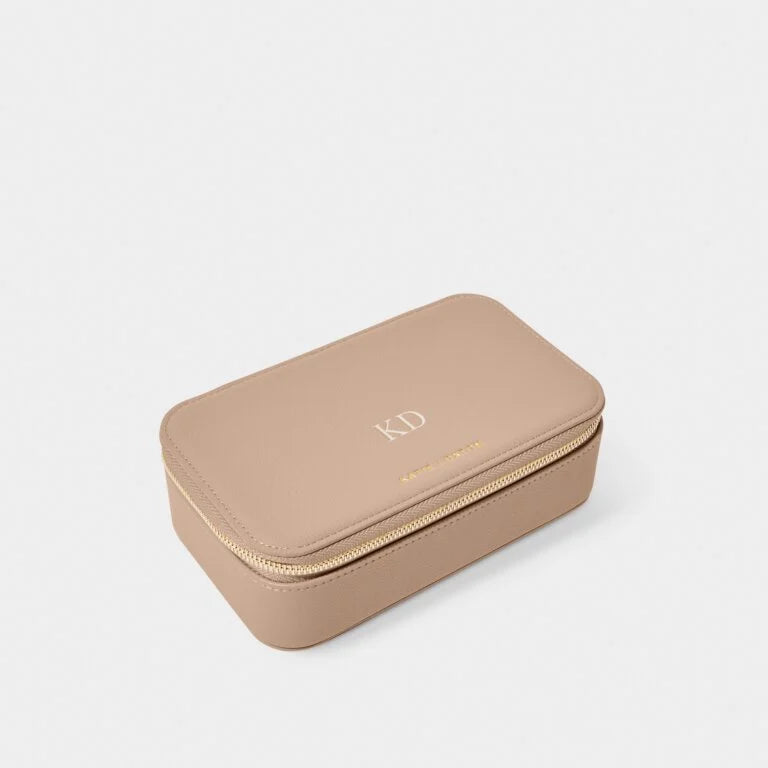 Katie Loxton | Pebble Jewellery Box | A Little Sparkle | Soft Tan