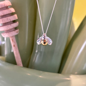 The Bee Collection Silver Bee Pendant