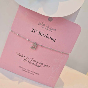 Hot Diamonds | Silver Whisper 21st Birthday Bracelet
