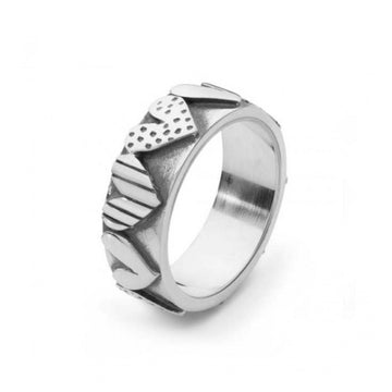 Linda Macdonald | Stripey Heart Ring