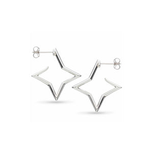 Kit Heath | Astoria Star Outline Hoop Earrings