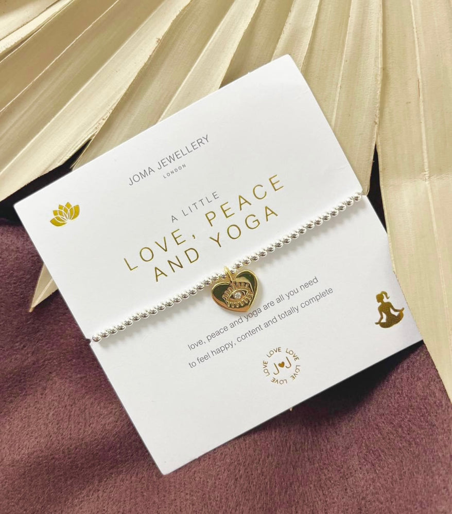 Joma Jewellery | Love, Peace And Yoga Bracelet