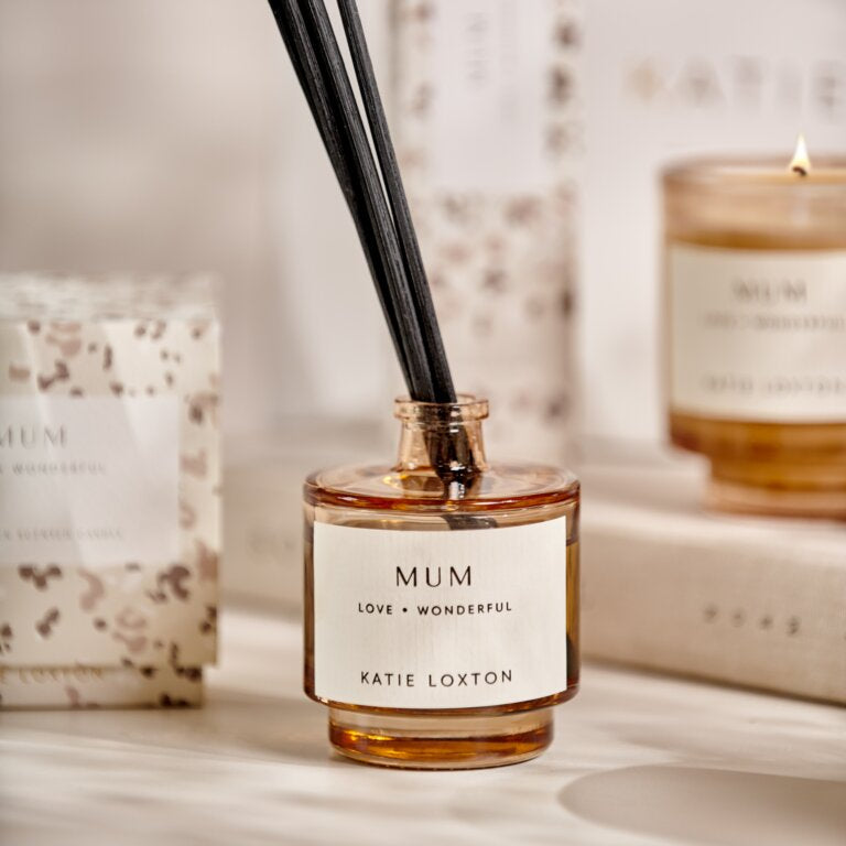Katie Loxton | Sentiment Reed Diffuser | Mum | Fresh Linen & White Lily