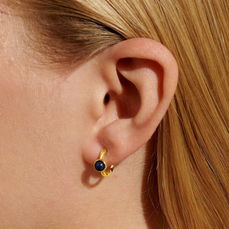 Joma Jewellery | September Birthstone Hoop Earrings