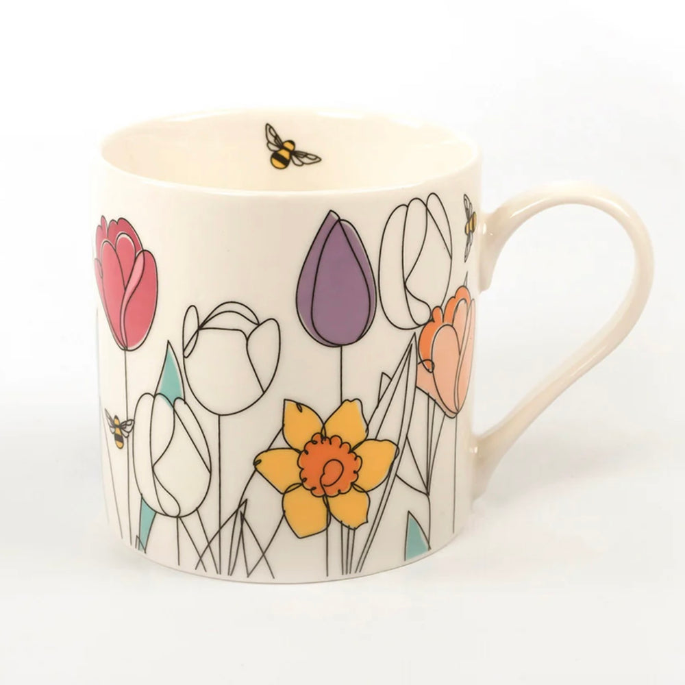 Belly Button Designs | Floral Mug