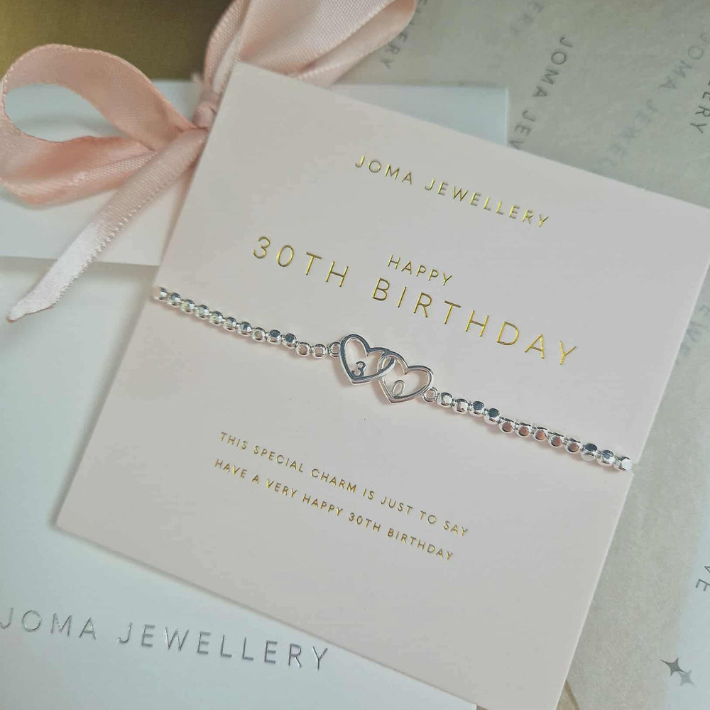 Joma Jewellery | Forever Yours | Happy 30th Birthday Bracelet