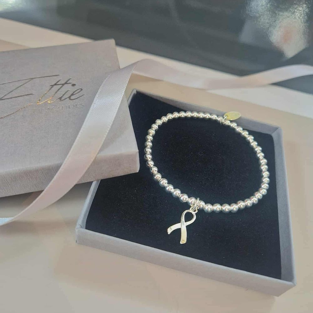 Ettie | Medium Bead Ribbon Bracelet