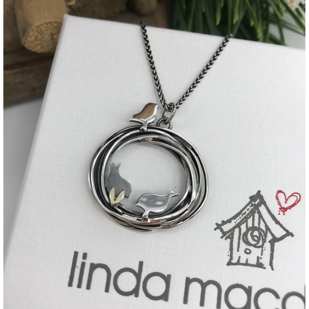 Linda Macdonald | Sterling Silver Bird Necklace