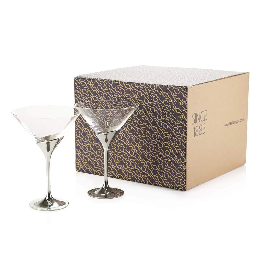 
            
                Load image into Gallery viewer, Royal Selangor | Domaine Martini Glass Pair
            
        