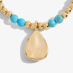 Joma Jewellery | Gold December Turquoise Bracelet