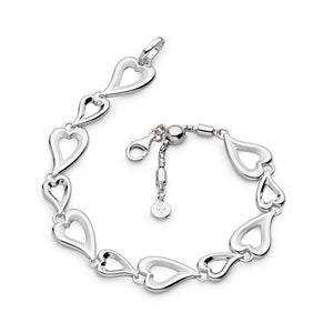 Kit Heath | Desire Love Story Heart Multi-Link Slider Bracelet