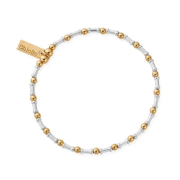 ChloBo | Gold and Silver Rhythm of Water Bracelet