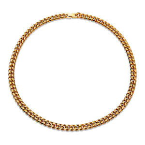 Unique & Co | Steel Necklace Yellow Gold IP Plating