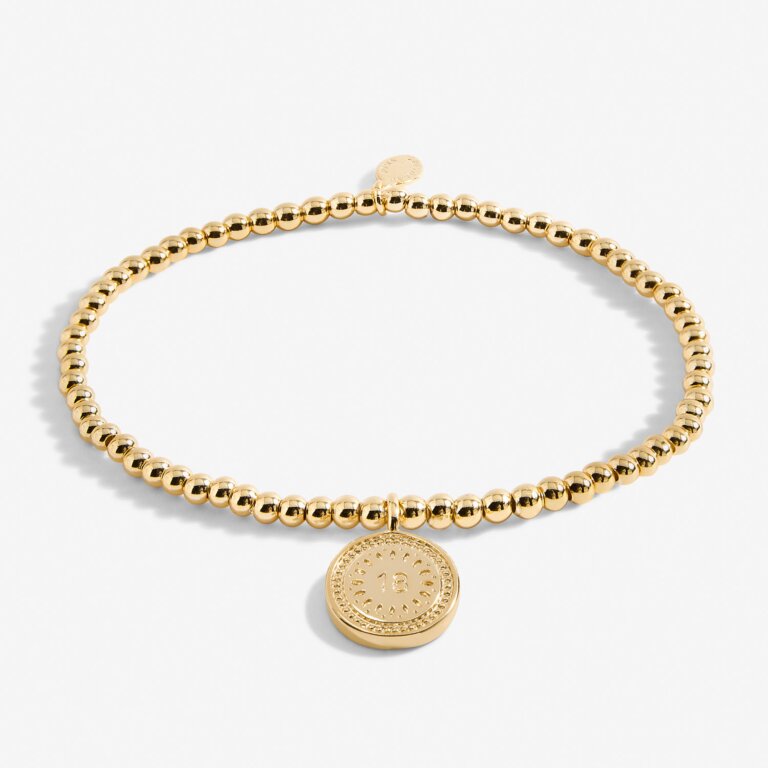 Joma Jewellery | Gold 18th Birthday Bracelet
