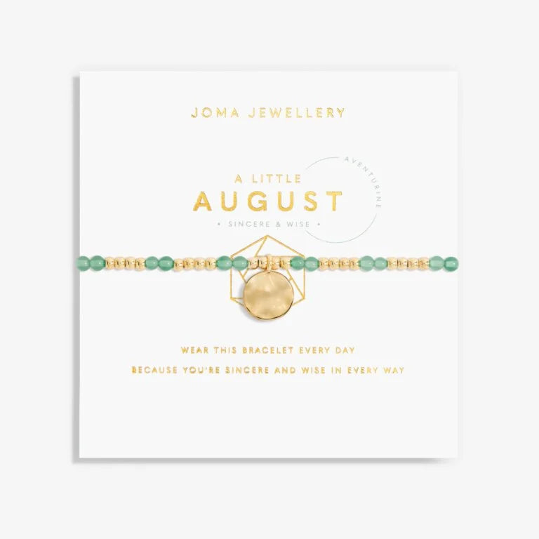 Joma Jewellery | Gold August Aventurine Bracelet