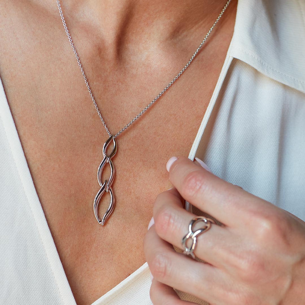 Kit Heath | Twine Link Trio Necklace