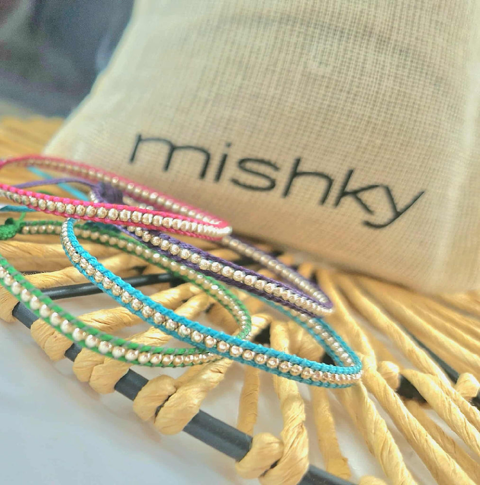 Mishky | Pulsera Green Layering Bracelet