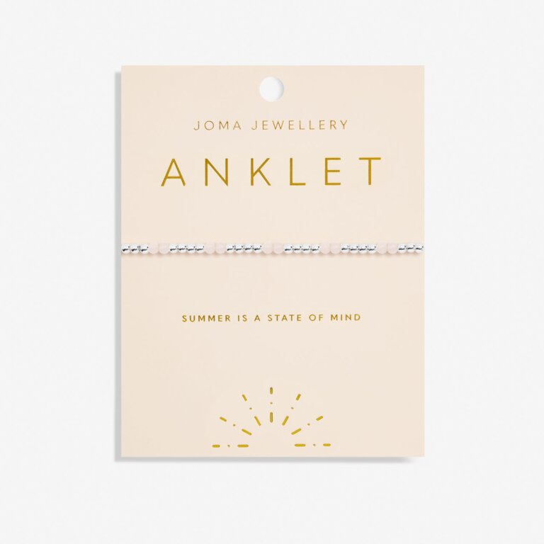 Joma Jewellery | Rose Quartz Anklet