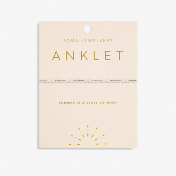 Joma Jewellery | Rose Quartz Anklet