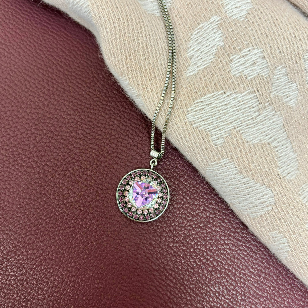 Coeur de Lion Swarovski Crystal Circle Necklace 4982/10-0829 - Maudes The Jewellers