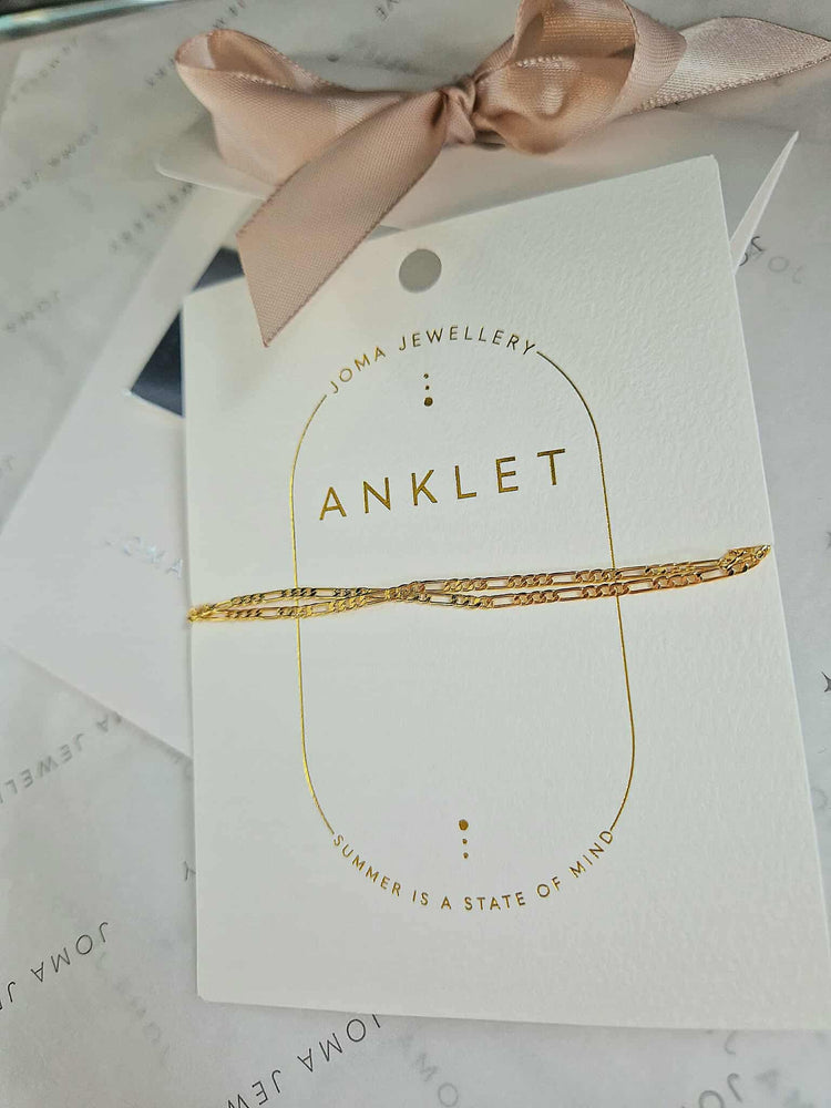 Joma Jewellery | Double Figaro Anklet